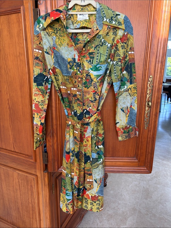Tori Richard Dresses & Skirts - Tori Richard Shirt Dress with Belt made in Hong Kong Excellent Cond worn once
